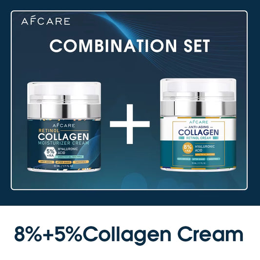 Crema Facial Colágeno 8% Con Ácido Hialurónico