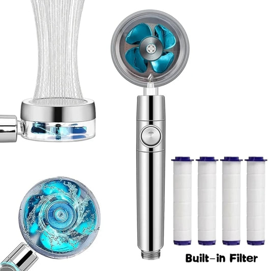 Cabezal De Ducha Turbo Ahorrador De Agua