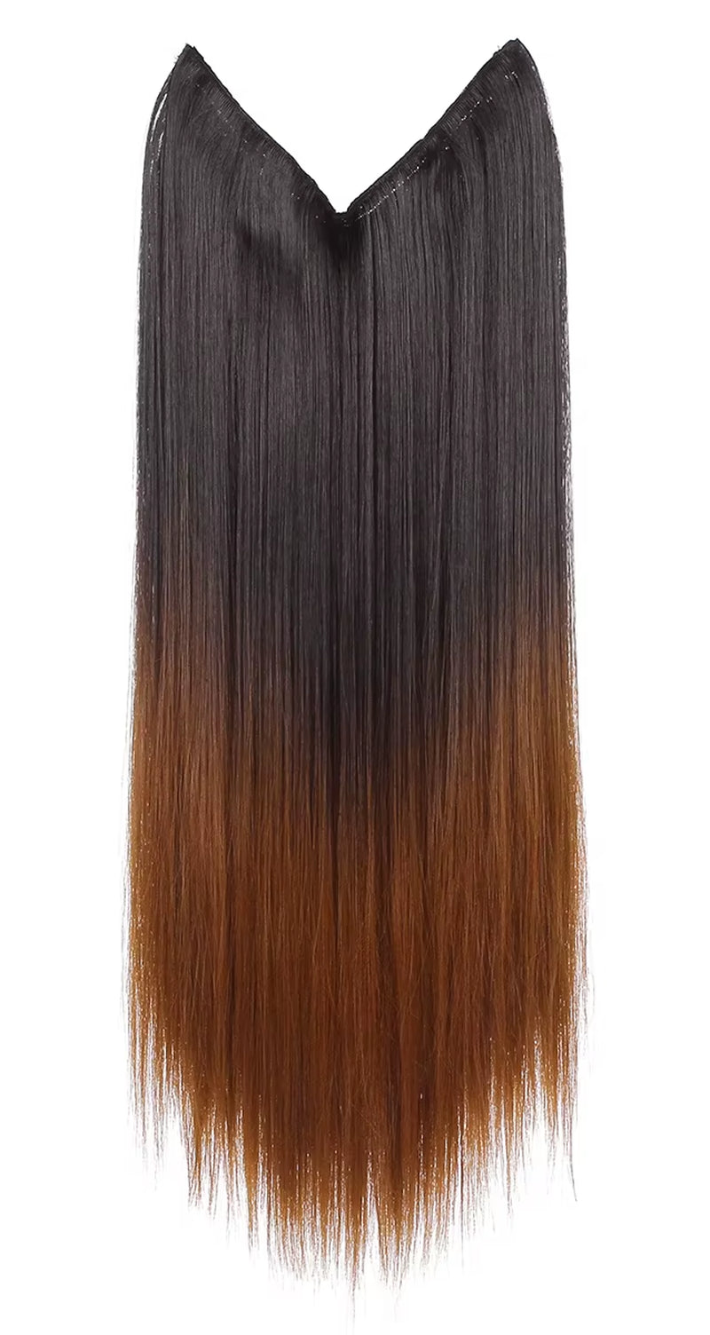 Extensión De Cabello Sintética Sin Clips
