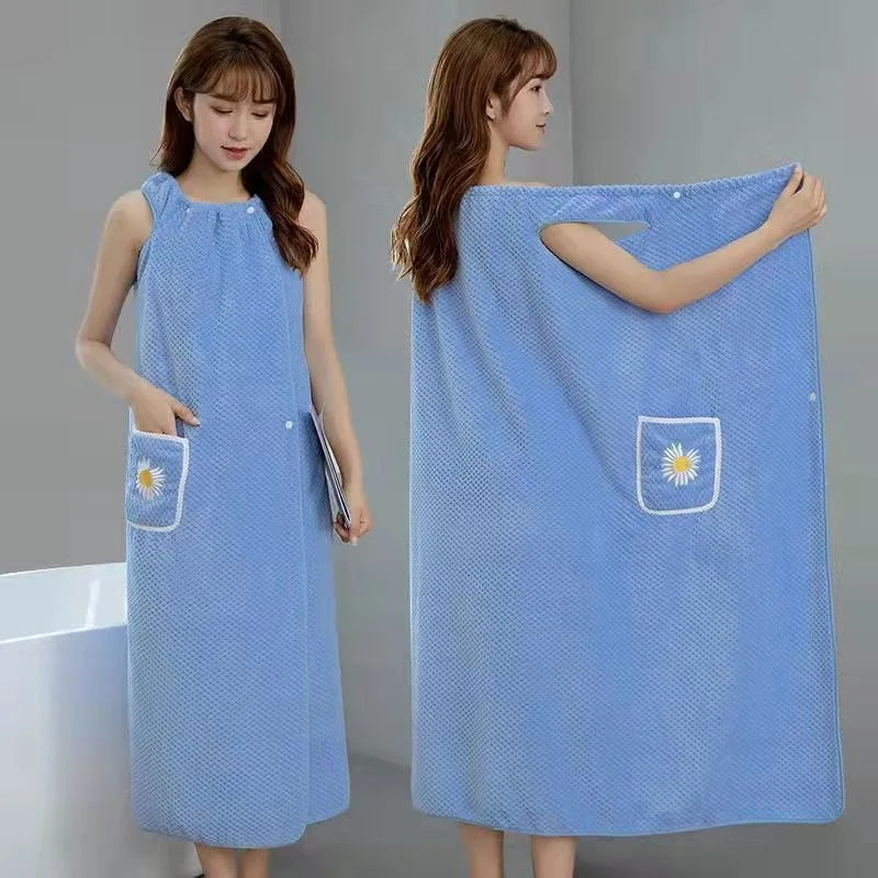 Toalla Bata Envolvente Para Cabello Y Cuerpo
