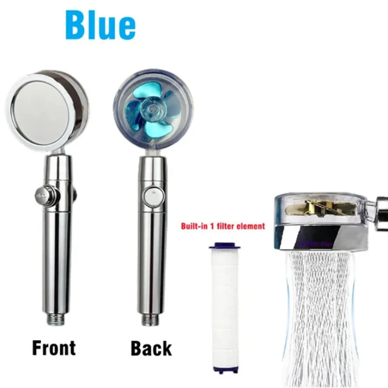 Cabezal De Ducha Turbo Ahorrador De Agua