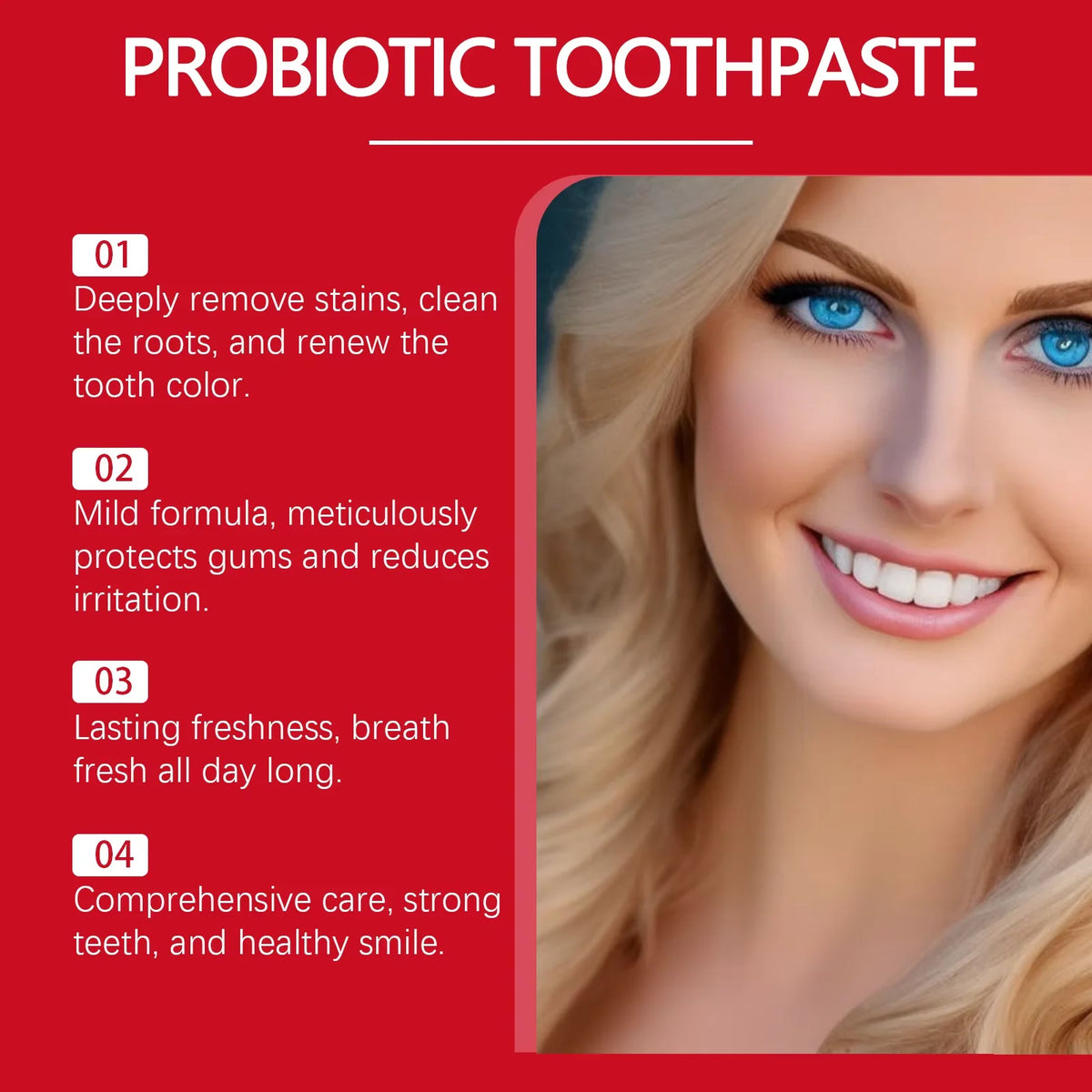 Pasta De Dientes Probiótica Blanqueadora