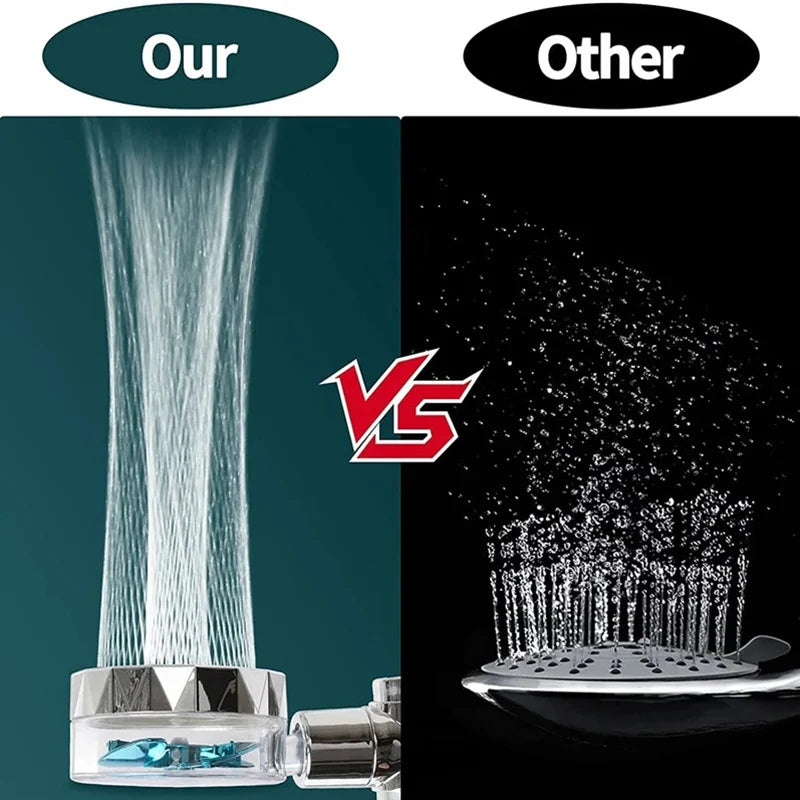 Cabezal De Ducha Turbo Ahorrador De Agua