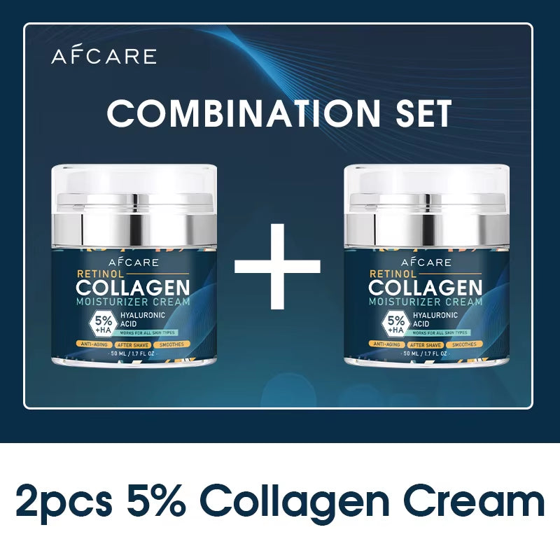 Crema Facial Colágeno 8% Con Ácido Hialurónico