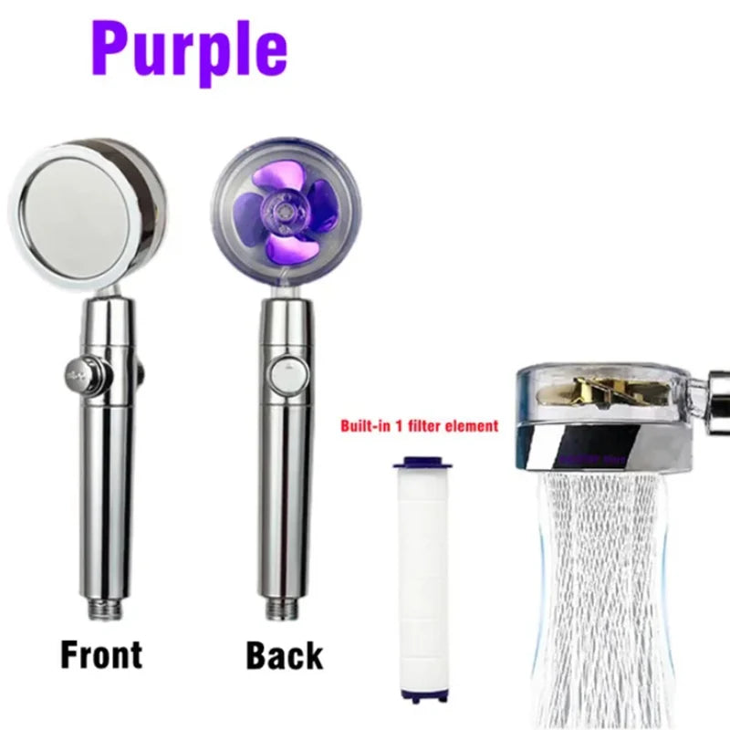Cabezal De Ducha Turbo Ahorrador De Agua