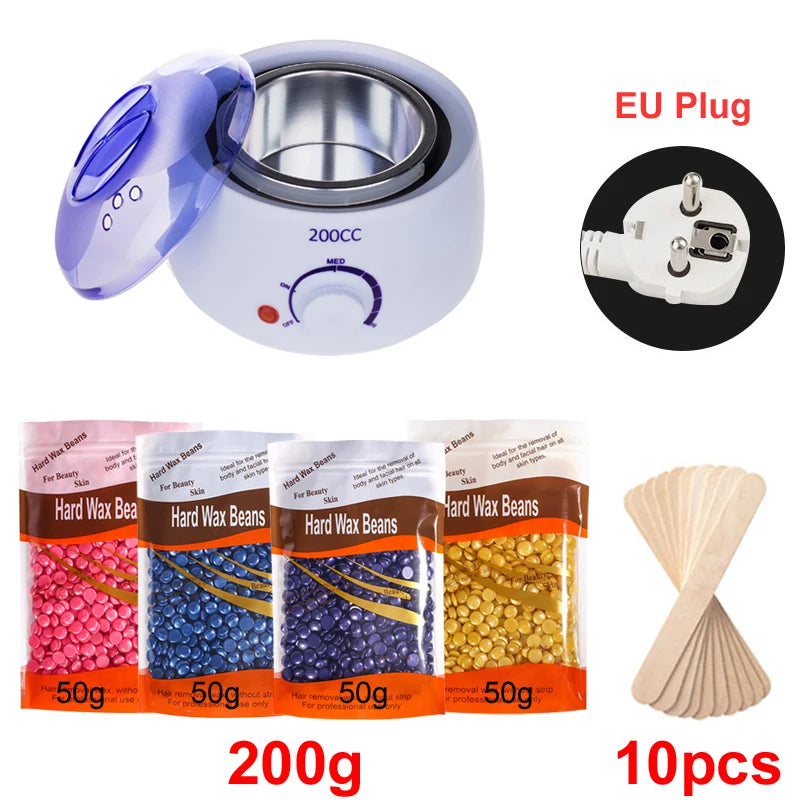Kit Calentador De Cera Para Depilación