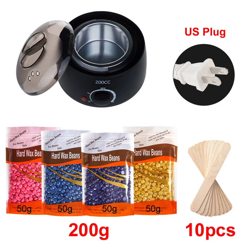 Kit Calentador De Cera Para Depilación