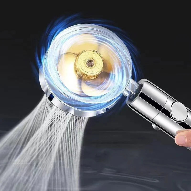 Cabezal De Ducha Turbo Ahorrador De Agua