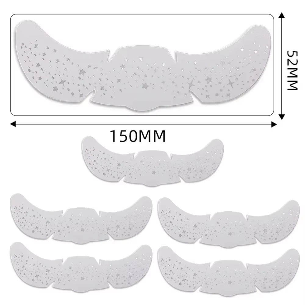Parches De Pecas Doradas Y Plateadas