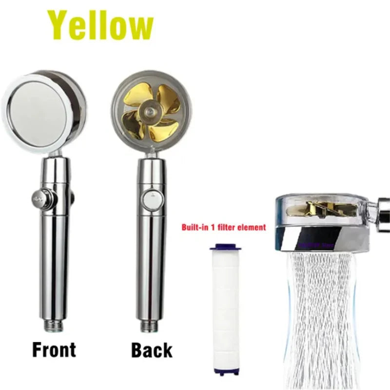 Cabezal De Ducha Turbo Ahorrador De Agua