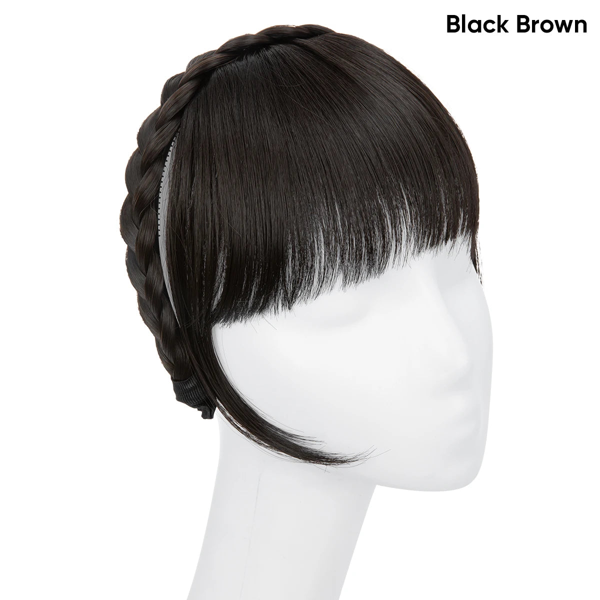 Flequillo Postizo Diadema Extensión De Cabello