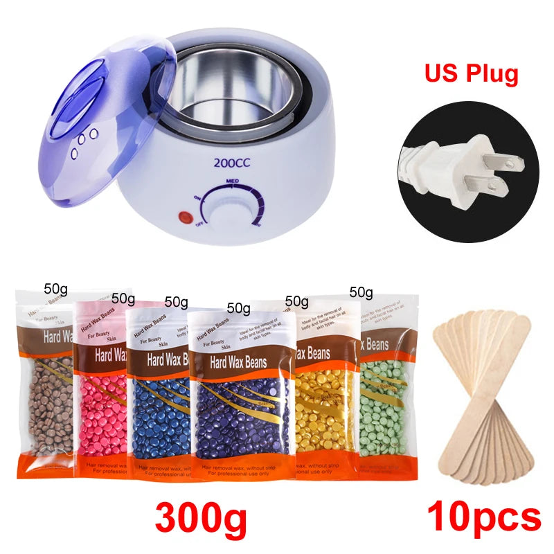 Kit Calentador De Cera Para Depilación