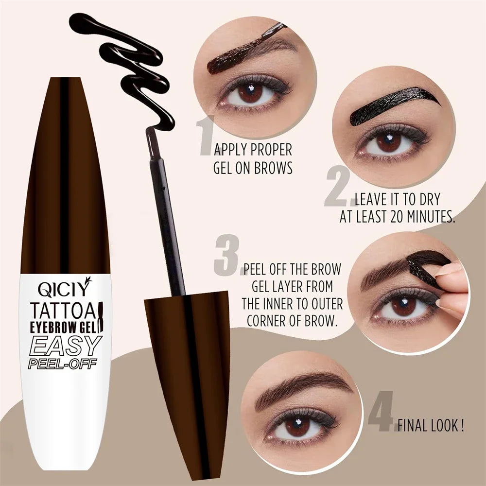 Gel De Cejas Efecto Tatuaje Larga Duración