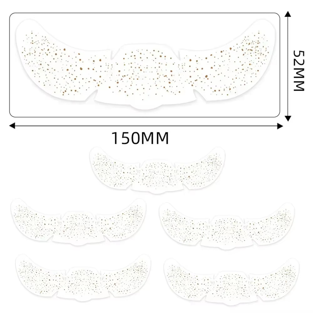 Parches De Pecas Doradas Y Plateadas