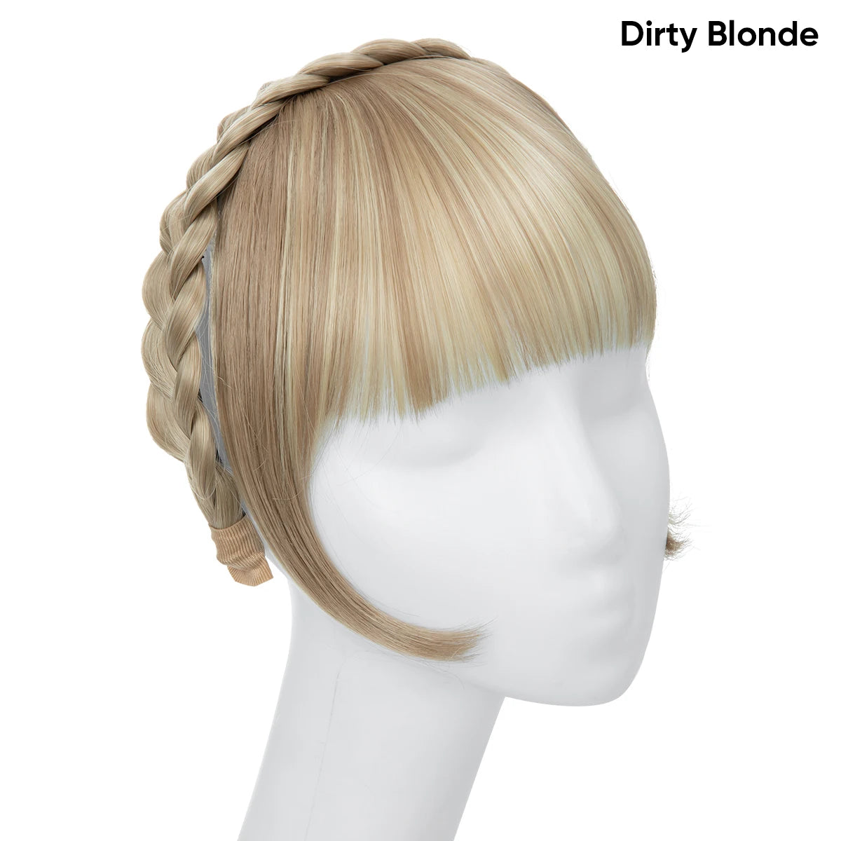 Flequillo Postizo Diadema Extensión De Cabello