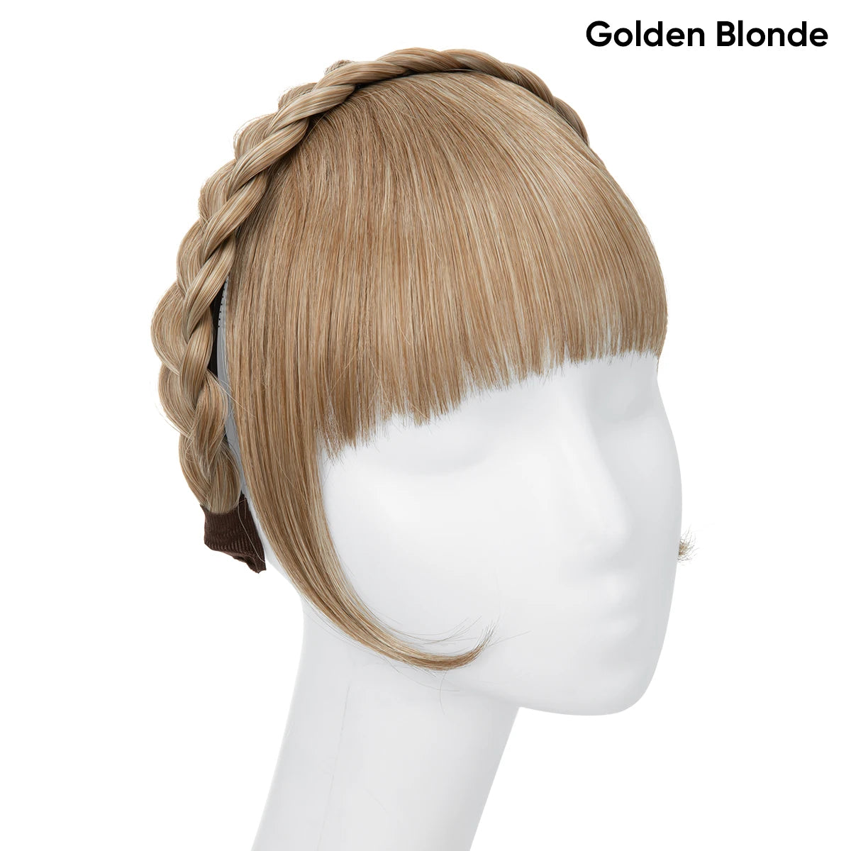 Flequillo Postizo Diadema Extensión De Cabello