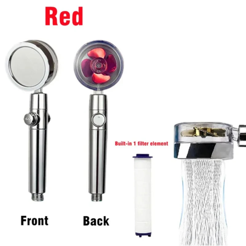 Cabezal De Ducha Turbo Ahorrador De Agua