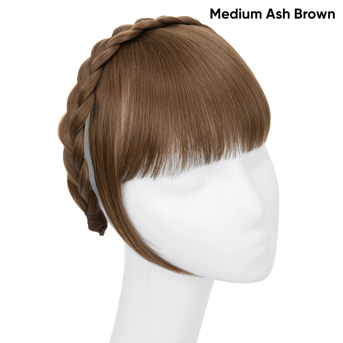 Flequillo Postizo Diadema Extensión De Cabello