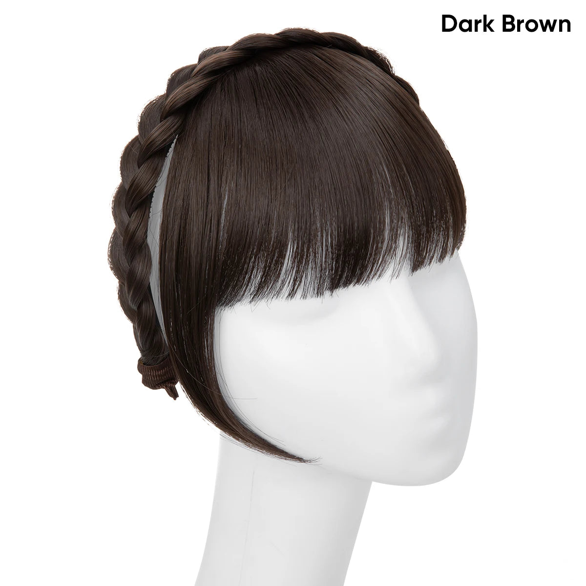 Flequillo Postizo Diadema Extensión De Cabello