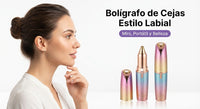 Depiladora estilo lápiz labial, mini y portátil