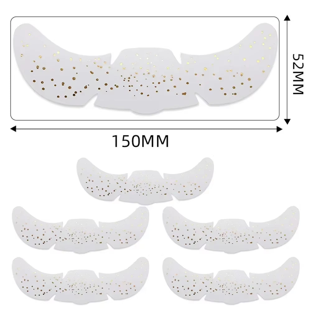 Parches De Pecas Doradas Y Plateadas