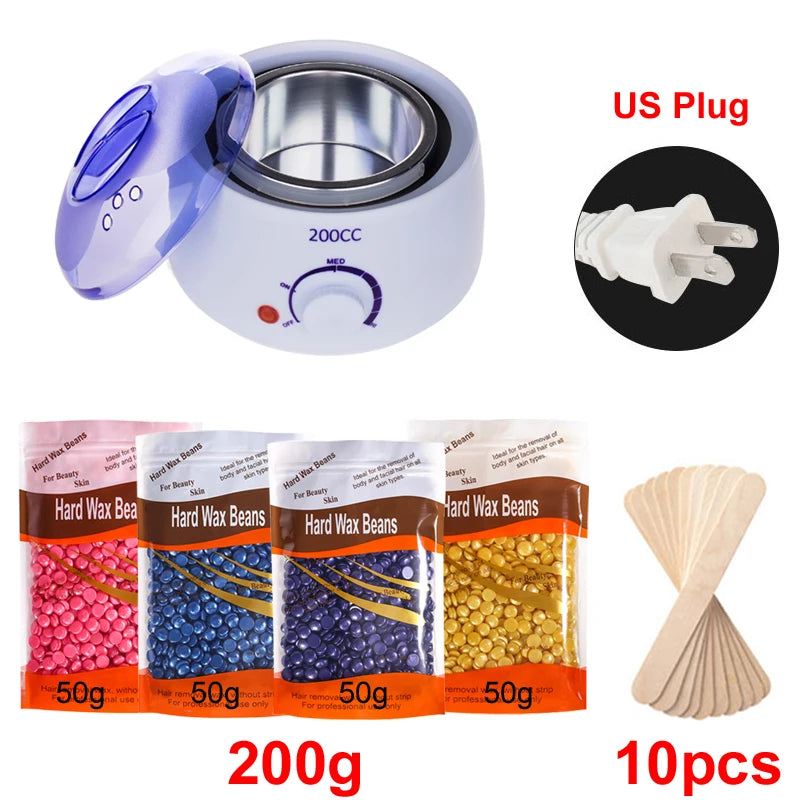 Kit Calentador De Cera Para Depilación