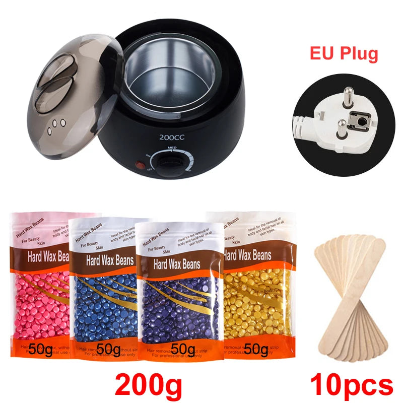 Kit Calentador De Cera Para Depilación