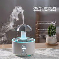Humidificador De Lluvia Con Aroma Y Luz Nocturna