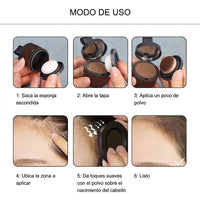 Polvo Cubre Raíces Capilares Resistente Al Agua