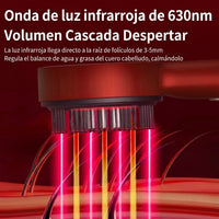 Peine Vibrador Infrarrojo Anticaída Capilar