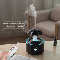 Humidificador De Lluvia Con Aroma Y Luz Nocturna