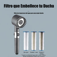 Cabezal De Ducha Filtrante 4 Modos