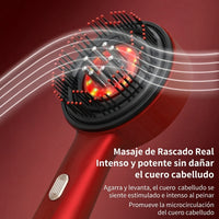Peine Vibrador Infrarrojo Anticaída Capilar