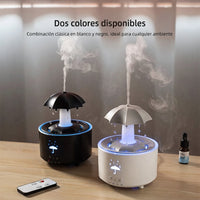 Humidificador De Lluvia Con Aroma Y Luz Nocturna