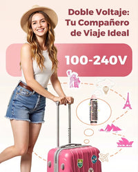 Cepillo Térmico Iónico Alisador Y Rizador