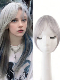 Flequillo Postizo Clip De Cabello Sintético