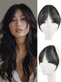 Flequillo Postizo Clip De Cabello Sintético