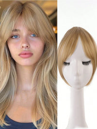 Flequillo Postizo Clip De Cabello Sintético
