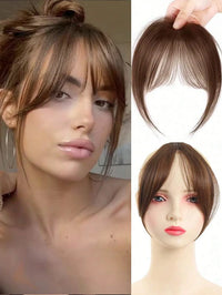 Flequillo Postizo Clip De Cabello Sintético