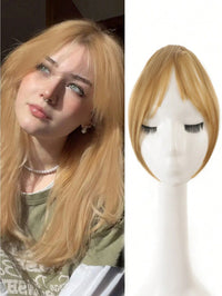 Flequillo Postizo Clip De Cabello Sintético