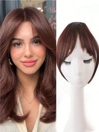 Flequillo Postizo Clip De Cabello Sintético